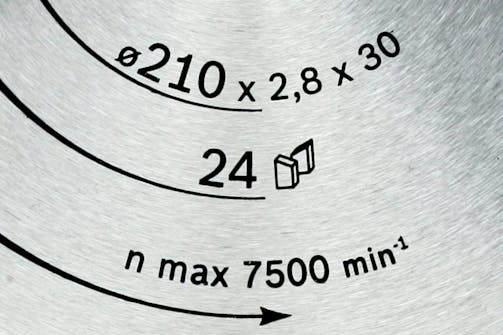 Rundsavsklinge detaljer Rundsavsklinge detaljer